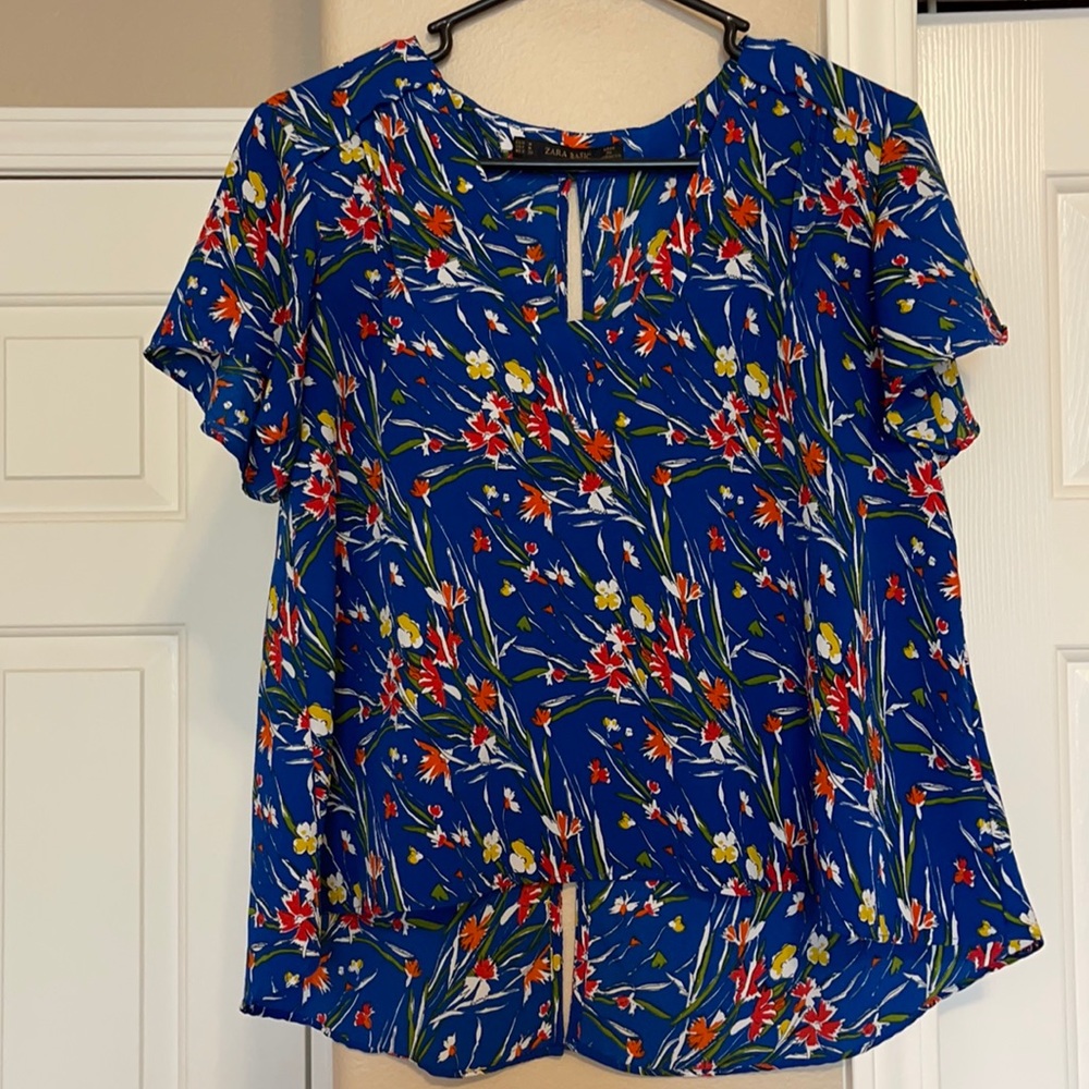 Zara Basic Floral Top